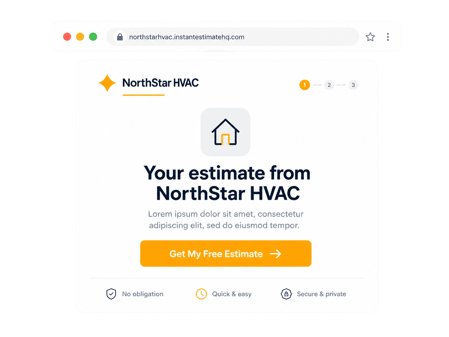 Branded estimate portal preview