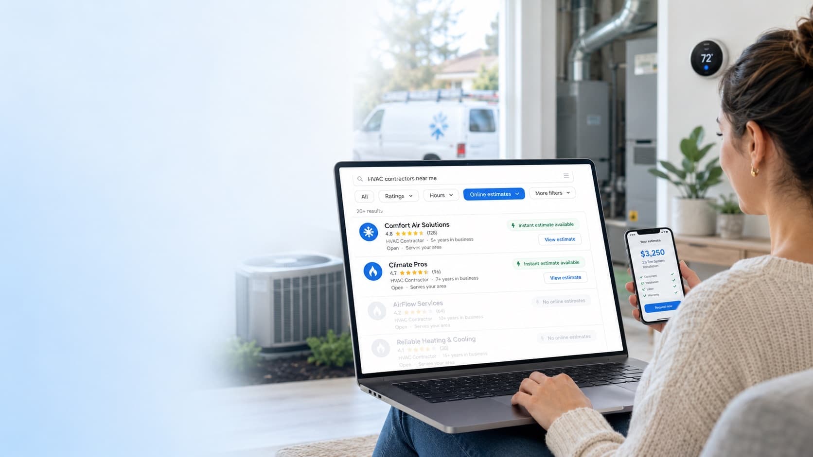 Google's Online Estimates Filter: What It Means for HVAC Contractors (and How to Stay Visible)